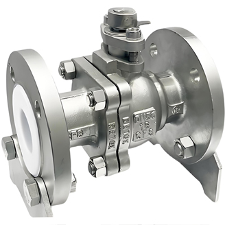 Q41F46衬氟不锈钢球阀