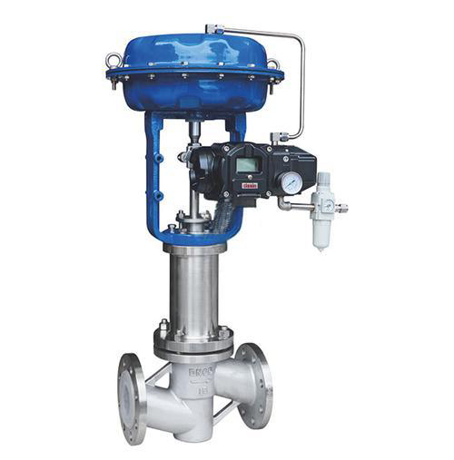 ZJHPF-B气动波纹管衬氟调节阀截面图